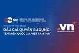 Đấu giá tên miền “.vn” lần đầu: Giá trúng cao nhất đạt 1,584 tỷ đồng