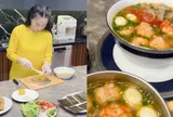 Phương Oanh một mình chăm cặp song sinh vẫn tự tay nấu ăn: Nhìn mâm cơm thấy độ tỉ mỉ
