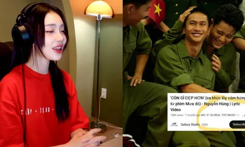 Bài hát quốc dân hot nhất 2/9 leo thẳng top thịnh hành toàn cầu, tạo trend “dậy sóng” cả showbiz