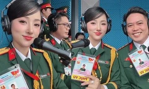 Hé lộ về nữ Thượng úy giọng miền Nam “chạm đến triệu trái tim” ở đại lễ A80