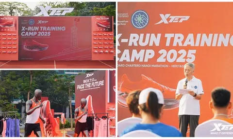 Xtep ra mắt trại huấn luyện X-RUN CAMP đầu tiên dành cho giải Standard Chartered Heritage Marathon Hanoi tại Việt Nam