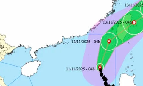 Bão Fung Wong mạnh cấp 12, giật cấp 15 đổi hướng, đổ bộ vào khu vực nào?