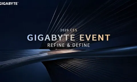 GIGABYTE ra mắt triết lý "Refine & Define" định hình tương lai điện toán AI tại CES 2026