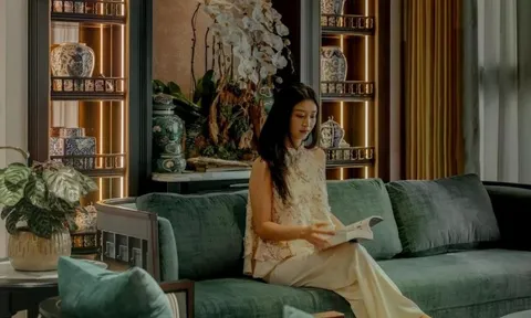 Khám phá căn hộ 180m2 phong cách Indochine