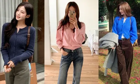 Thời tiết này là phải mặc áo cardigan với 5 cách mix sành điệu mọi hoàn cảnh