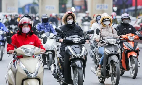 Không khí lạnh tăng cường dồn dập, Hà Nội rét đậm hai ngày, thấp nhất 10°C