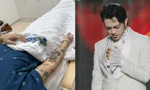 SOOBIN nhập viện