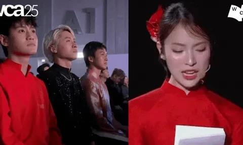 CLIP: Trường đoạn chạm cảm xúc khiến dàn sao Mưa Đỏ, Khánh Vy bật khóc ở Gala WeChoice