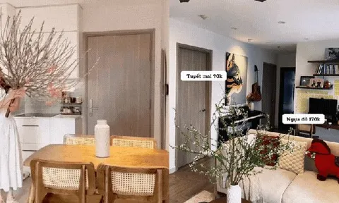 Vợ đảm ở Hà Nội dự trù chi tiêu Tết cho 3 gia đình gói gọn 21 triệu: Cành đào 300k, tuyết mai 90k... hoa rực rỡ khắp nhà