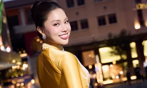 Á hậu Đại dương Việt Nam 2023 thừa nhận áp lực khi làm MC các dịp lễ lớn