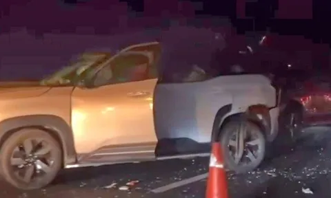 Tai nạn liên hoàn 5 xe trên tuyến cao tốc Phan Thiết – Dầu Giây