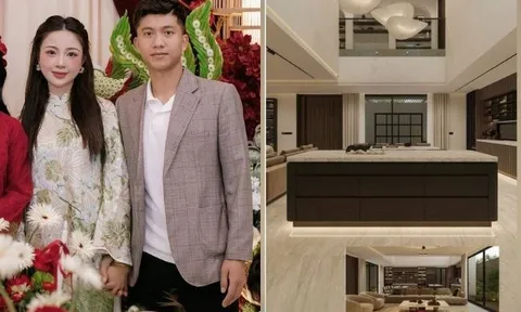 Cô chủ khách sạn khoe quà 8.3 cực khủng từ tuyển thủ Phan Văn Đức: Biệt thự mới toanh, phòng khách cực đẹp