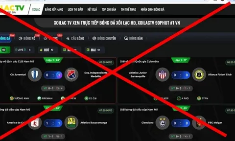 Vẫn phát sóng sau khi bị triệt phá, chiêu trò của trang web có tên Xôi Lạc TV