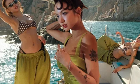 Phương Ly khoe bụng phẳng, eo thon bé xíu trong bikini quyến rũ: Rất chăm tập môn thể thao vạn người mê, đốt 400-600 calo/giờ