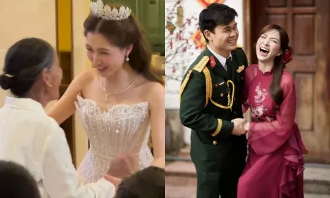 Rộ ảnh Hoà Minzy mặc váy xoè lộng lẫy như cô dâu đón khách