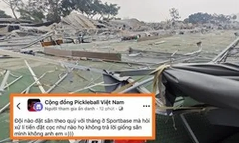 Người chơi pickleball đóng tiền cả quý hoang mang lo mất tiền cọc khi cụm sân pickleball lớn nhất Hà Nội bị tháo dỡ