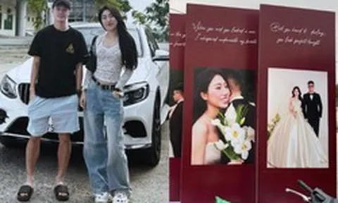 Nhà Văn Toàn dựng rạp cưới linh đình gây chú ý, cô dâu là "em gái hot nhất làng bóng đá"