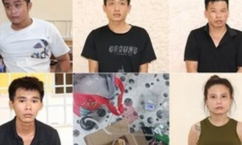 Cảnh sát khám xét khẩn cấp, bắt quả tang Đỗ Lê Duyên Thư cùng 3 người khác, thu giữ nhiều tang vật