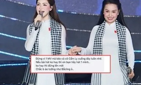 Hoà Minzy phân trần khi bị nói "kéo Cẩm Ly xuống đáy", đáp trả loạt bình luận liên quan câu hát "lúa chín cao nhưng chẳng hề cúi đầu"