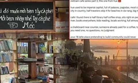 Khách Tây chê ly latte 7 đô phải ngỡ ngàng trước một quán cà phê ở Huế