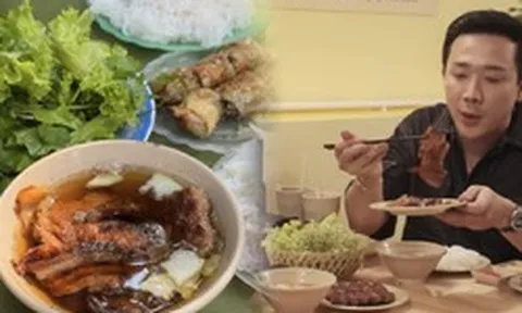 Quán bún chả bán 36 năm ở phố Yên Phụ được Trấn Thành khen “hàng ngon nhất từng ăn”, gia đình Salim cũng mê tít