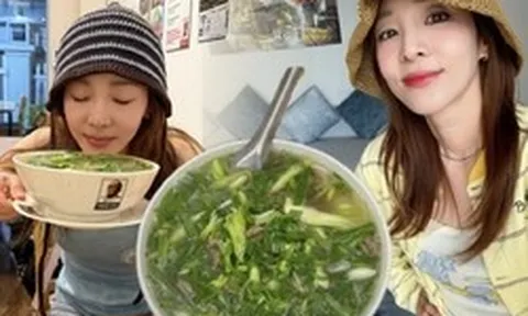 Mỹ nhân Hàn mê phở Việt, gọi bát phở ngập hành khiến dân tình gật gù: "Ăn thế này mới chuẩn!"