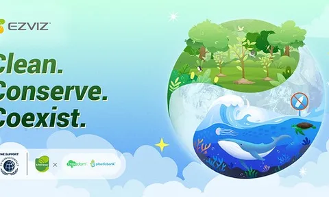Mở rộng quan hệ đối tác với các tổ chức phi lợi nhuận, EZVIZ nâng cấp Sáng kiến  Xanh của mình để tạo ra tác động thực sự đối với sự hài hòa giữa con người và thiên nhiên thông qua chiến dịch tuyên truyền kéo dài một tuần.