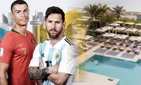 Ronaldo vung 164 triệu/đêm ở resort siêu sang, Messi khiêm tốn với khách sạn 5 triệu tại World Cup 2026
