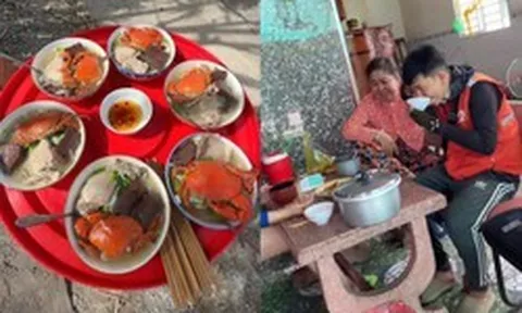 Thợ xây được đãi mâm cua, shipper quen được gọi vô ăn cơm: Một kiểu hiếu khách rất miền Tây khiến dân mạng thích thú