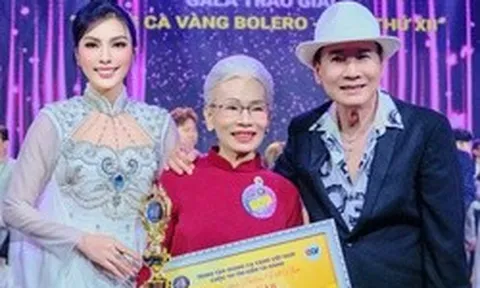 Phạm Ánh Phương giành ngôi á quân Giọng ca vàng Bolero Việt Nam 2026 ở tuổi 68