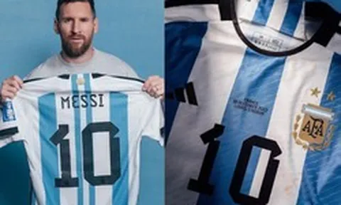 Chiếc áo đấu đắt nhất của Messi
