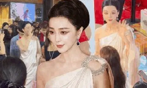 Phạm Băng Băng sang Thái Lan bán mặt nạ ở hội chợ, visual cam thường zoom đến đâu hết hồn đến đó