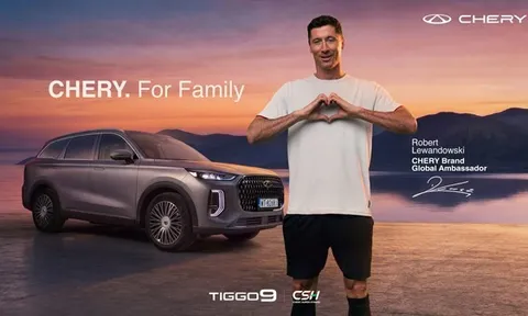 Robert Lewandowski góp mặt trong TVC thương hiệu mới của CHERY, hiện thực hóa triết lý "Vì gia đình"
