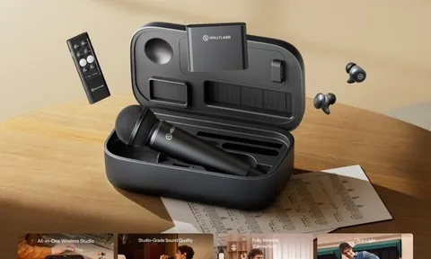 Hollyland MELO P1 gói trọn cả một phòng thu âm trong một hộp đựng không dây