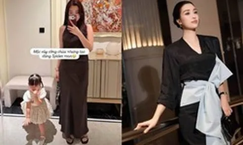 Hoa hậu Đỗ Mỹ Linh gây chú ý khi khoe khoảnh khắc tinh nghịch của ái nữ nhà Chủ tịch CLB Hà Nội trong biệt thự đất vàng 6 tầng bề thế