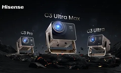 Hisense ra mắt dòng máy chiếu C3 mới cho trải nghiệm giải trí tại gia đắm chìm
