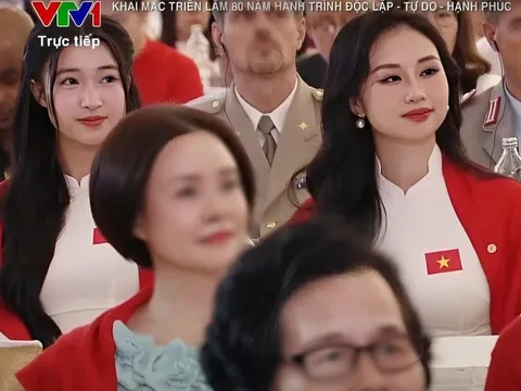 Á hậu Phương Nhi hiếm hoi lộ diện trên truyền hình, clip 3 giây gây sốt