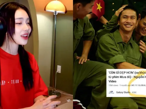 Bài hát quốc dân hot nhất 2/9 leo thẳng top thịnh hành toàn cầu, tạo trend “dậy sóng” cả showbiz