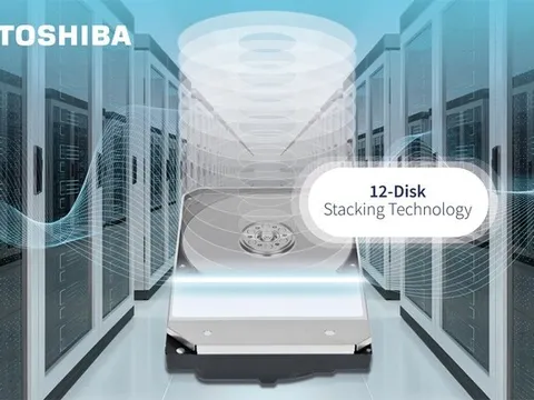 Toshiba trở thành công ty đầu tiên trong ngành xác minh công nghệ xếp chồng 12 đĩa cho ổ cứng