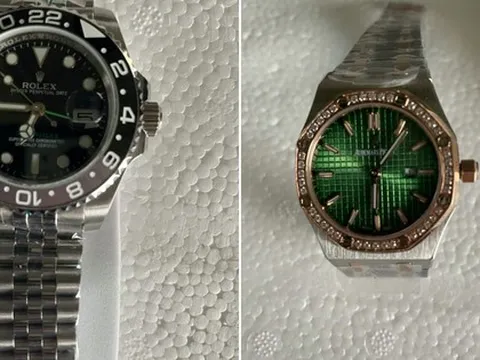 Phát hiện lô đồng hồ "nhái" thương hiệu Patek Philippe, Rolex, Hublot
