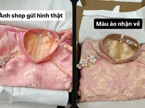 “Kiếp nạn” mua áo dài Tết: Chi 2,6 triệu đồng nhận hàng lệch màu, sai số đo
