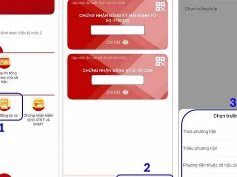 Cục CSGT vừa bổ sung tiện ích chưa từng có giúp chủ phương tiện đã bán xe hoặc mất xe khai báo
