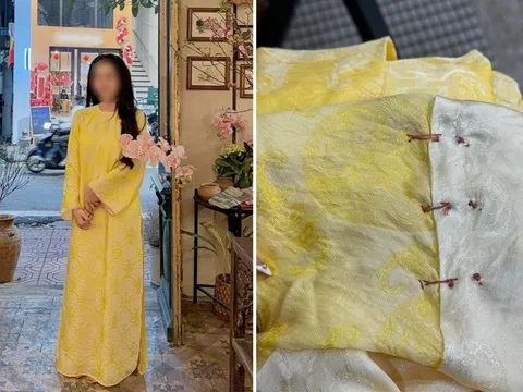 Sắm áo dài 1,8 triệu đồng nhận hàng vá víu, shop nói có đổi cũng... vẫn vậy