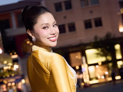 Á hậu Đại dương Việt Nam 2023 thừa nhận áp lực khi làm MC các dịp lễ lớn