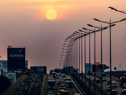 Cảnh tượng đẹp choáng ngợp chiều mùng 7 ở TP.HCM