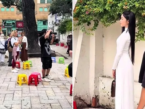 Khách Tây xếp hàng xem Lọ Lem chụp ảnh, về nước kể "ở Việt Nam cứ đi vài bước là gặp tiên nữ"
