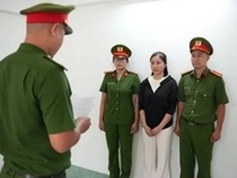 Thi hành lệnh bắt tạm giam chủ hộ kinh doanh Trần Thị Xuân 32 tuổi