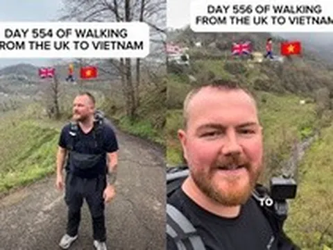 Khách Tây đi bộ xuyên lục địa nổi tiếng thế giới, giữa đường bất ngờ book vé máy bay đến Việt Nam: Lý do cảm động