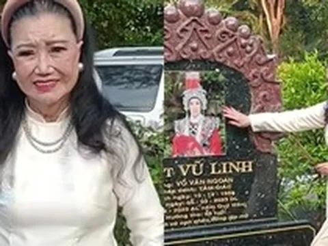 Nữ NSND quyền lực miền Nam 89 tuổi tới thăm mộ Vũ Linh, gây chú ý khi nói "mới 18 tuổi thôi"