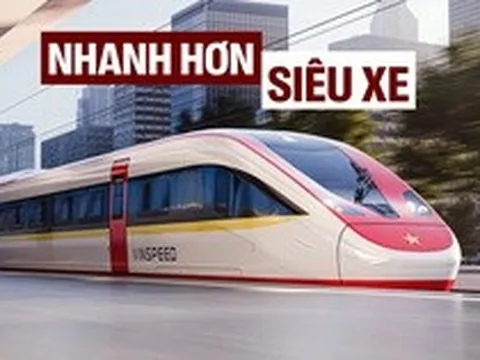 Tàu cao tốc của Vinspeed có thể đạt tới 350km/h, chạy Hà Nội - Quảng Ninh chỉ trong 23 phút